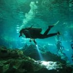 Cenote diving Mexico on What's Katie Doing? blog