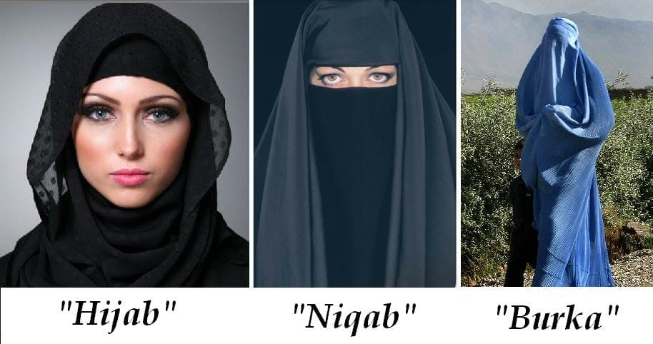 Hijab,, niqab and burka images on What to wear in Saudi Arabia