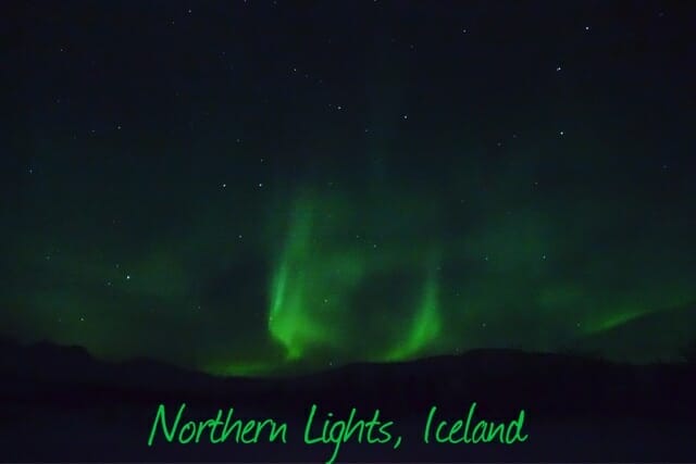 Iceland Northern Lights on What's Katie Doing? blog