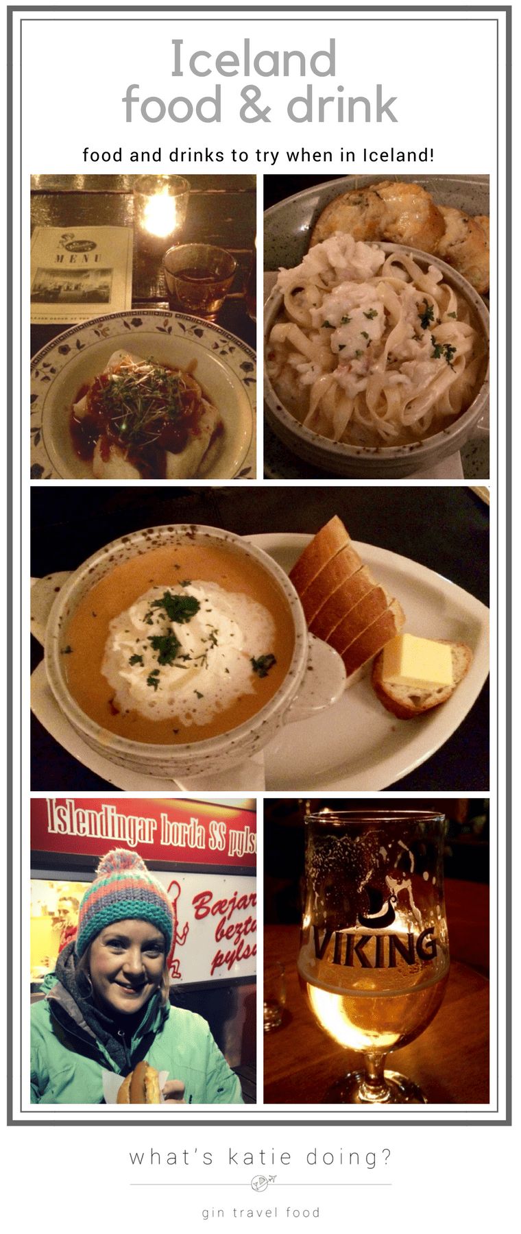 Icelandic food & drink Pin for What's Katie Doing? blog