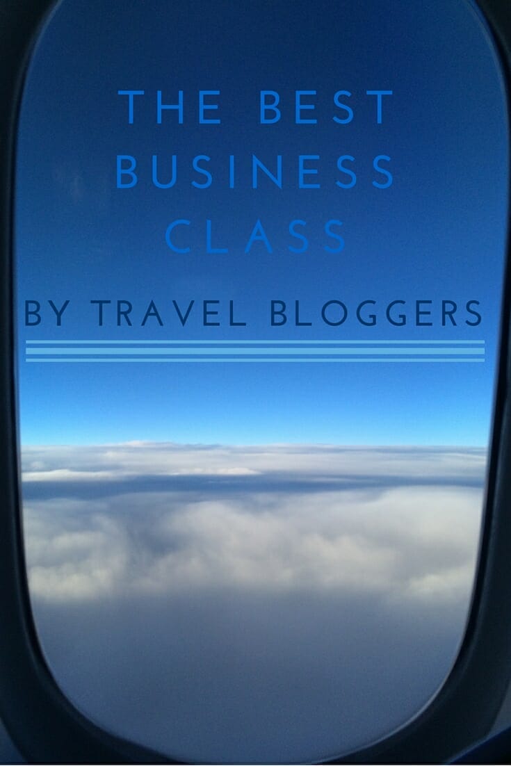 Best Business Class by Travel Bloggers on What's Katie Doing? blog