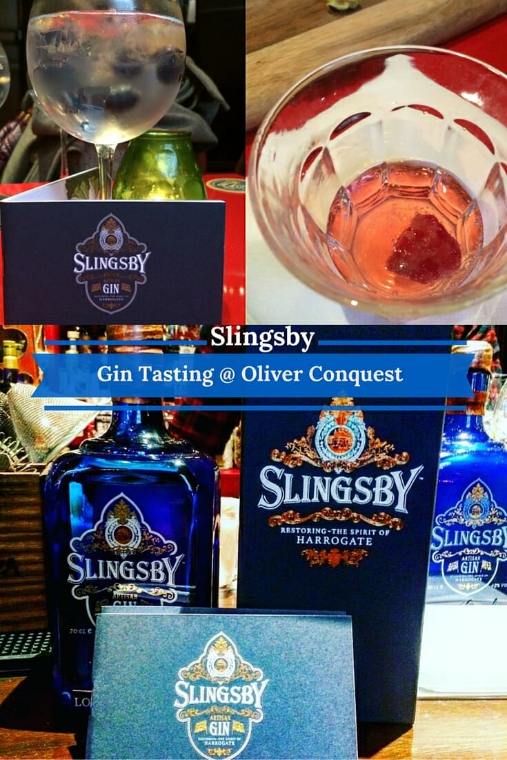 Slingsby Gin Tasting @ Oliver Conquest