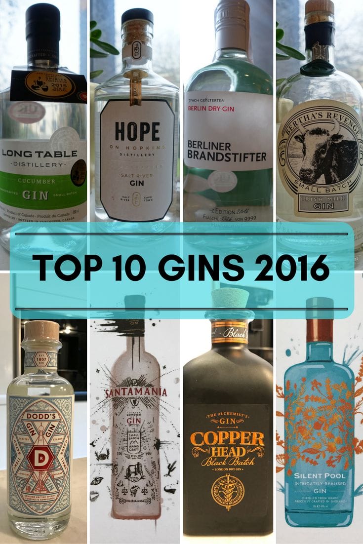 Top 10 gins of 2016 on What's Katie Doing? blog