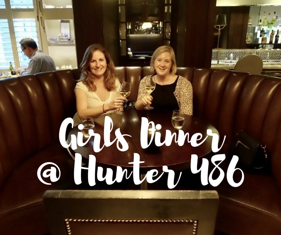 Girls dinner @ Hunter 486 on What's Katie Doing? blog