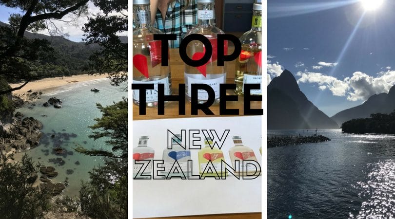 Top Three: New Zealand on What's Katie Doing? blog