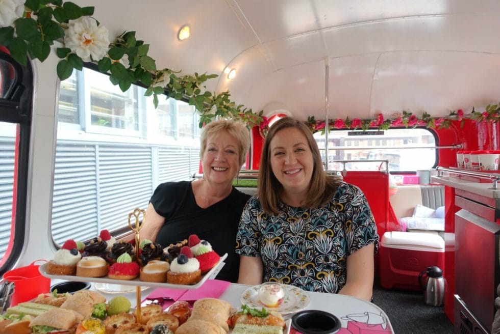 B-Bakery afternoon tea bus tour on What's Katie Doing? blog