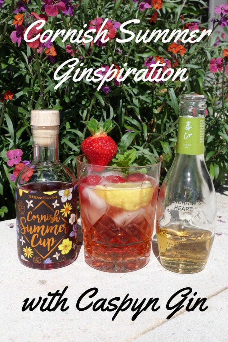 Cornish Summer Ginspiration with Caspyn Gin on What's Katie Doing? blog