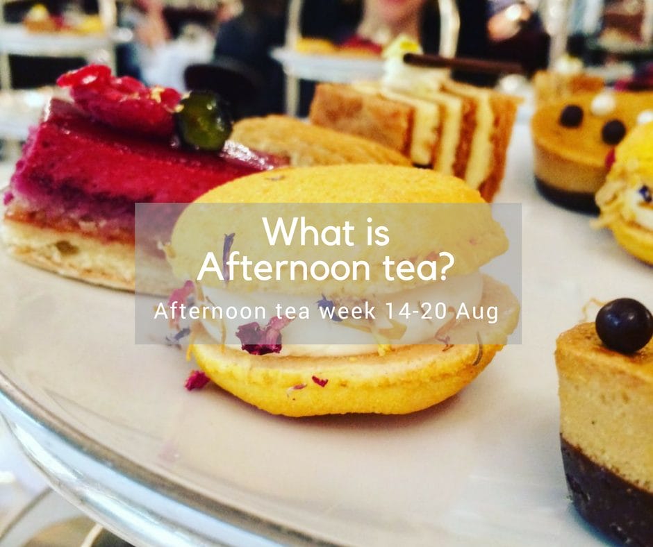 What is afternoon tea? on What's Katie Doing? blog