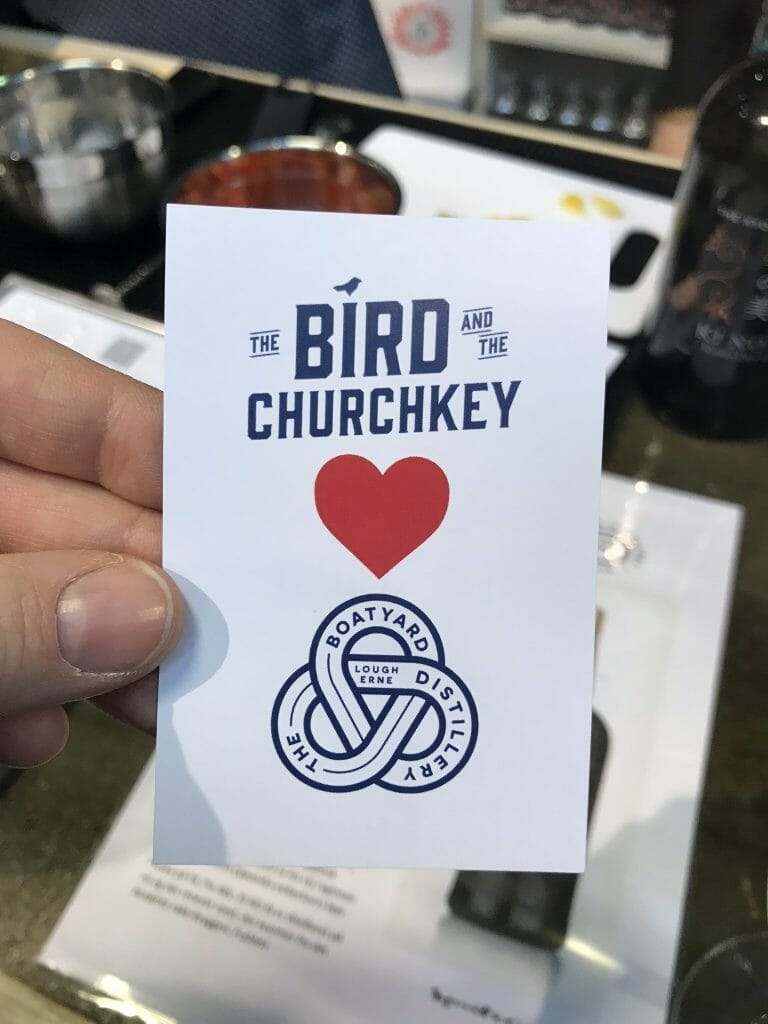 The Bird and Churchkey Boatyard gin launch voucher