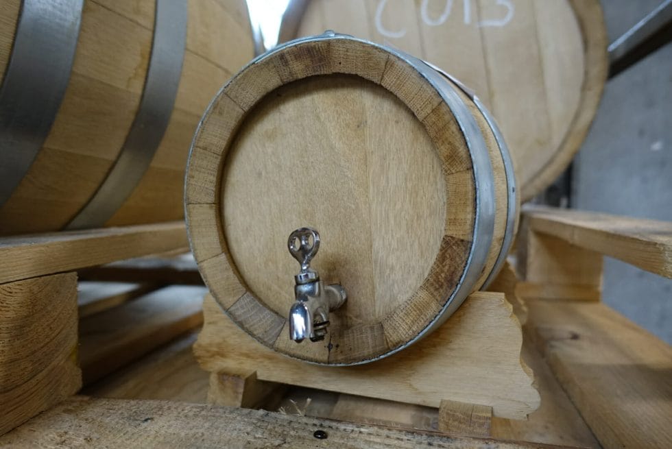 The littlest barrel at the Copenhagen Distillery