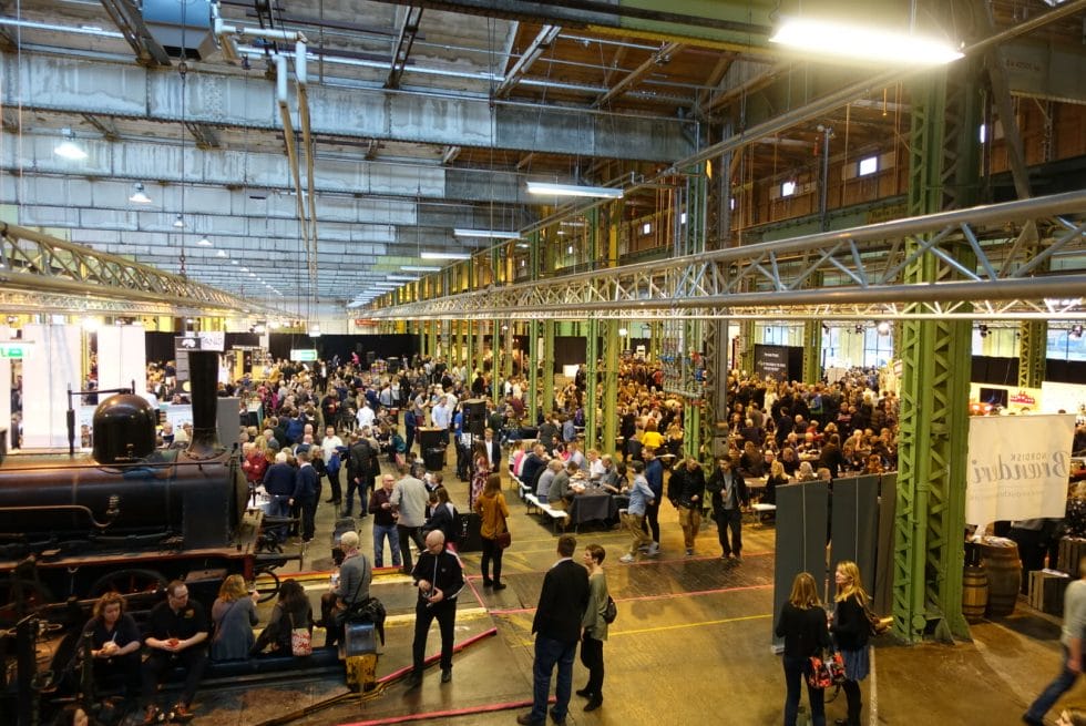 The exhibition space in Copenhagen for the gin festival