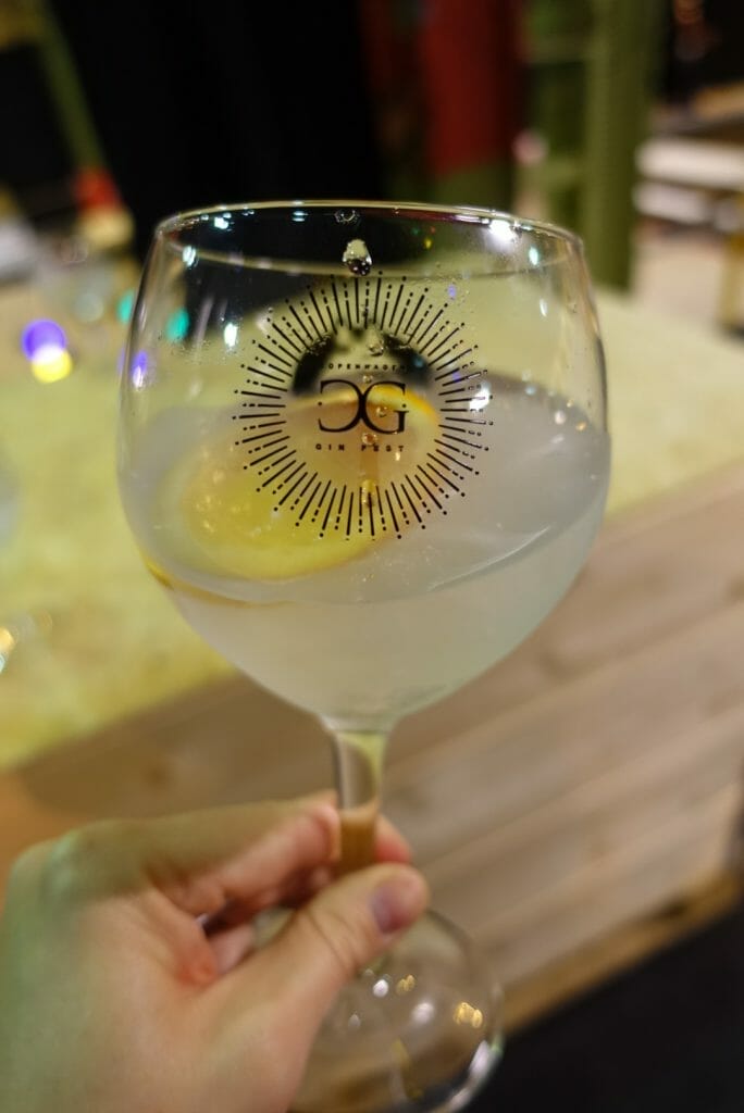 Copenhagen Gin Festival branded copa glass