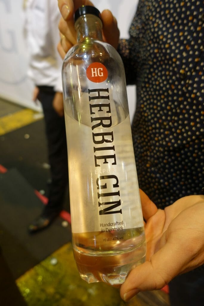 Herbie gin bottle