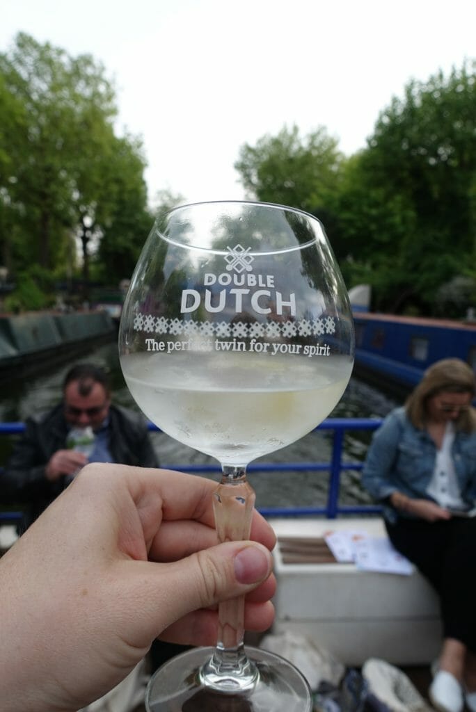 Double Dutch copa glass