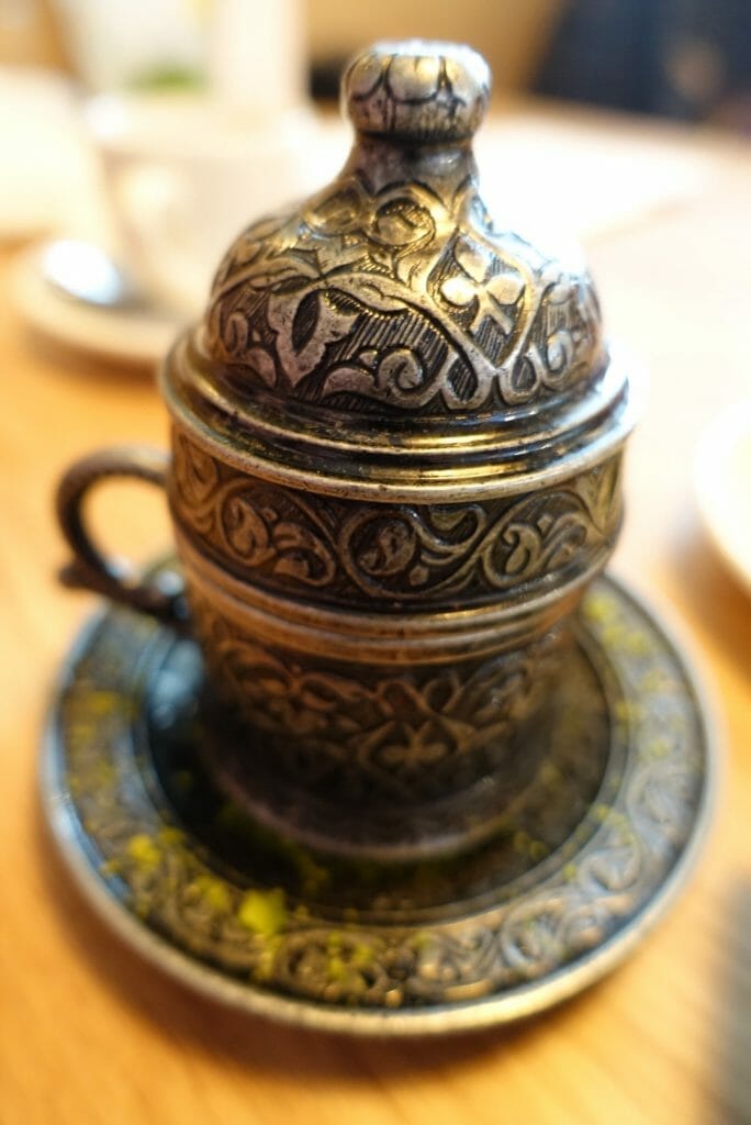 Ornate dessert pot