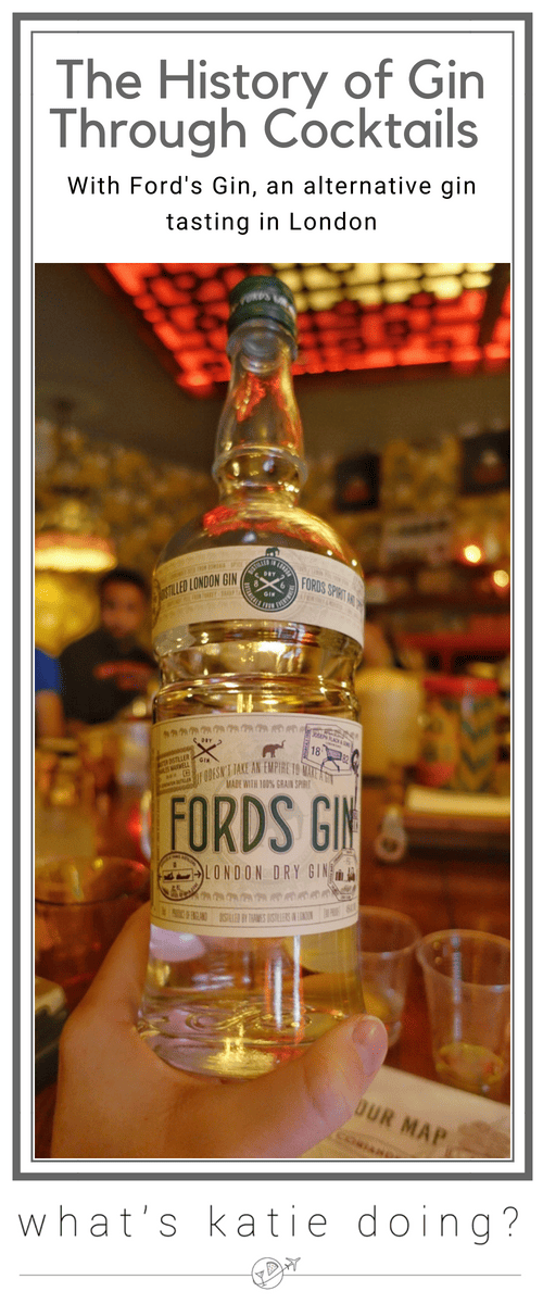 The History of Gin Through Cocktails with Ford's Gin