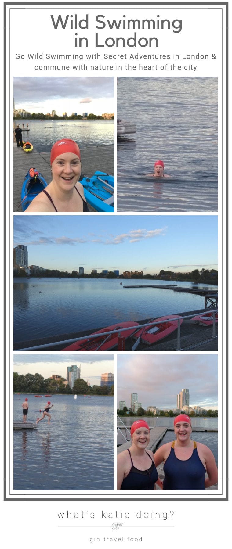 Wild Swimming in London, with Secret Adventures the 'cool' thing to do!