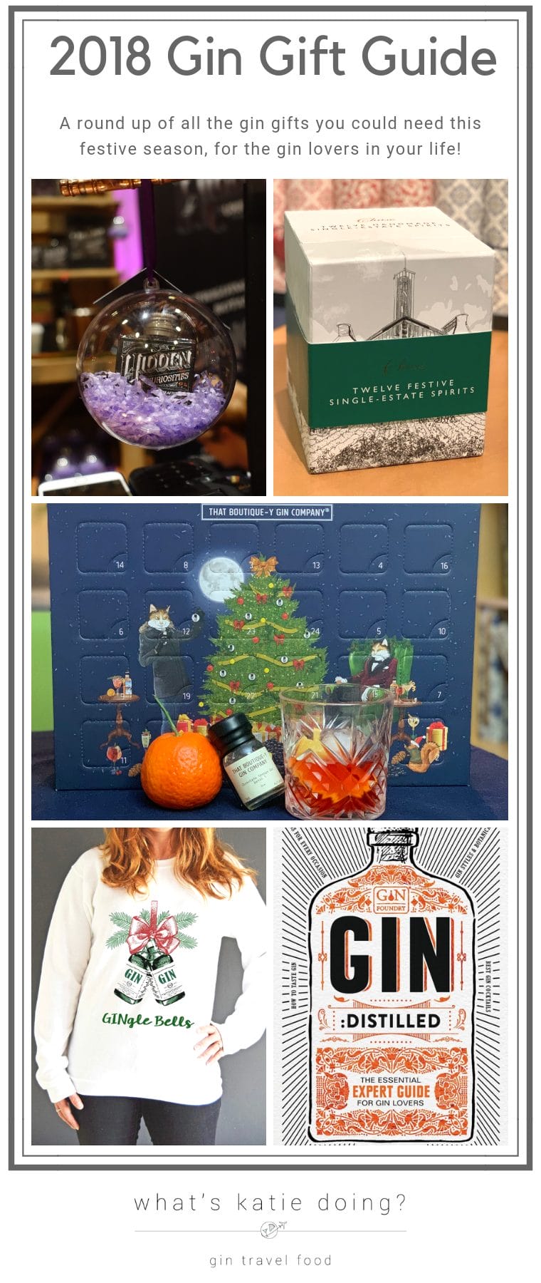 2018 Gin Gift Guide on What's Katie Doing? blog - a complete round up of everything gin!