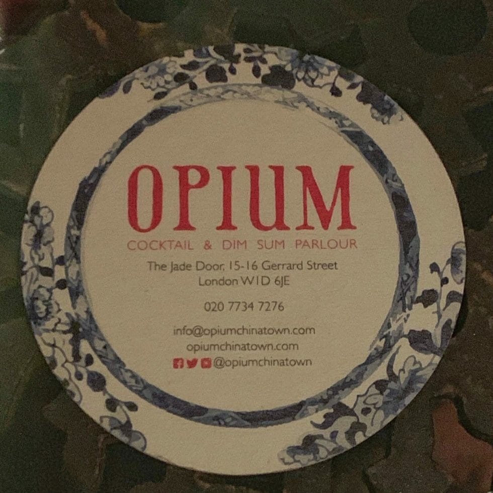 Opium coaster