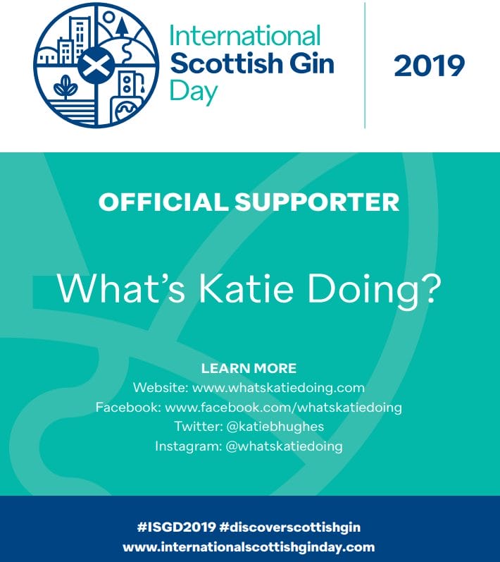 International Scottish Gin Day - the first is in 2019!