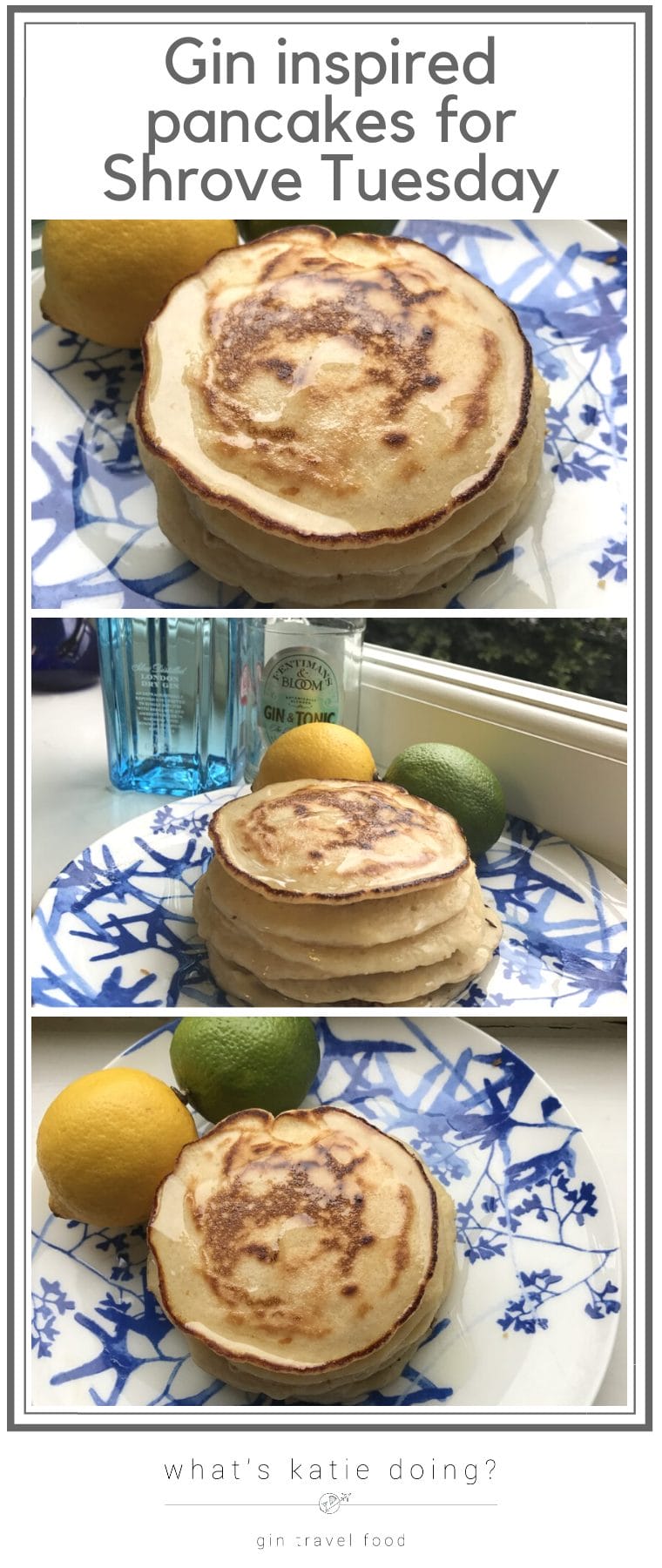 Gin inspired pancakes for Shrove Tuesday Pancake Day