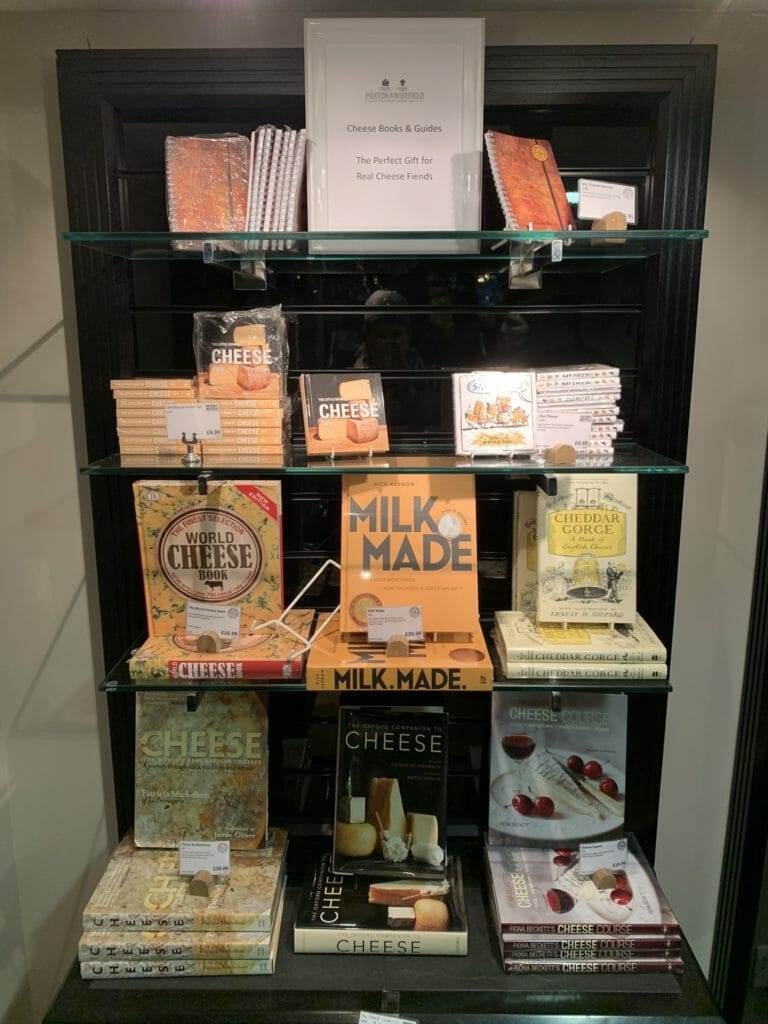 A selection of books for cheese lovers