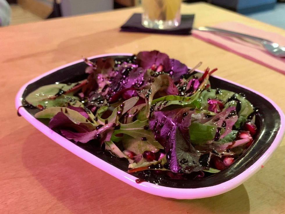 The healthy-ish option of pomegranate salad