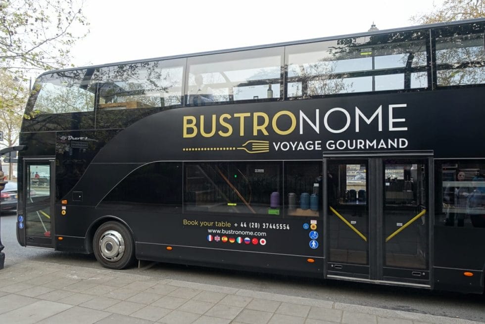 Bustronome London - a gourmet journey around London