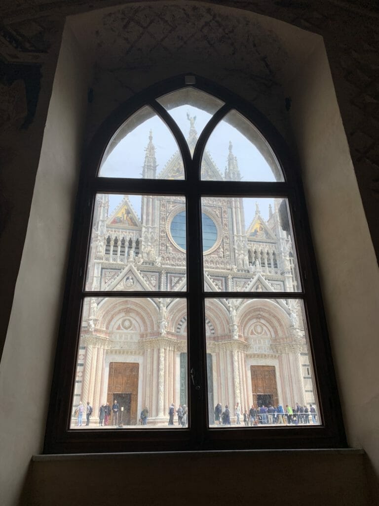View of the Cathedral out of the window