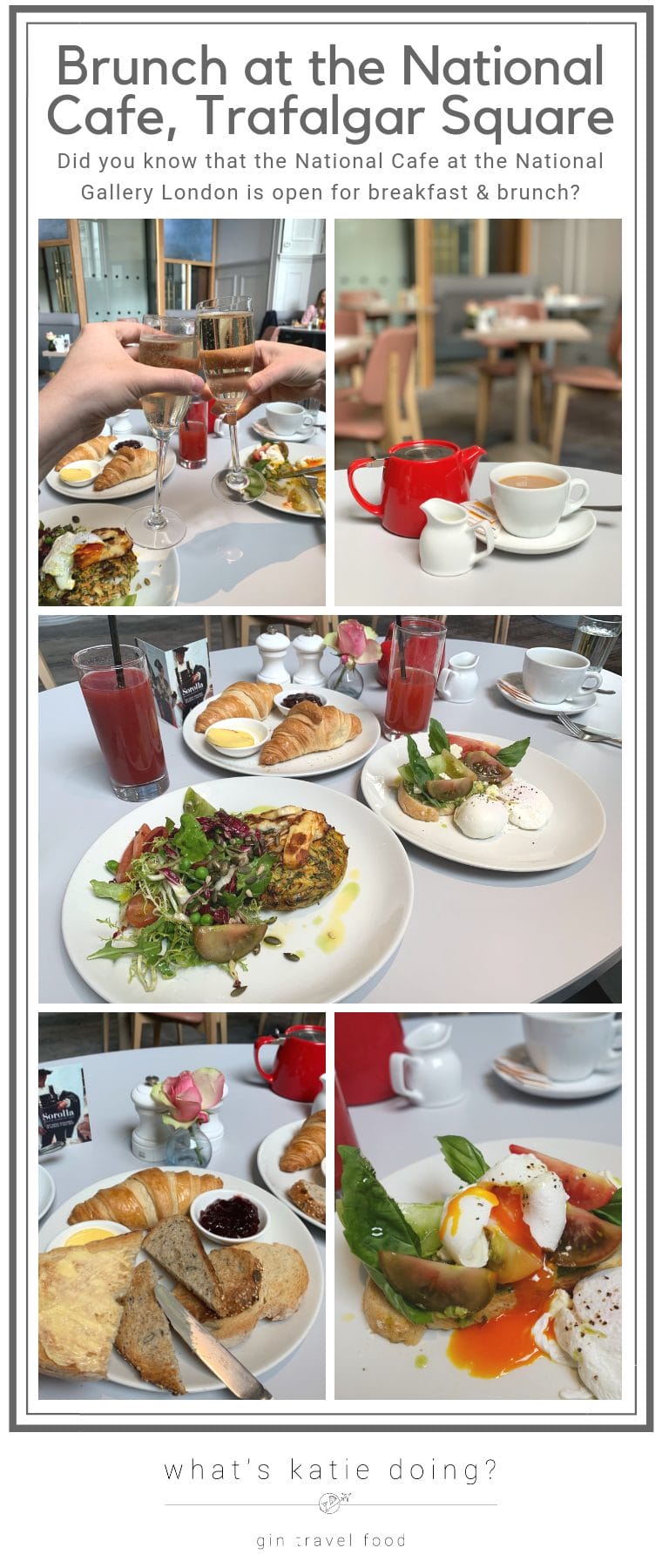 Brunch at the National Cafe, National Gallery London