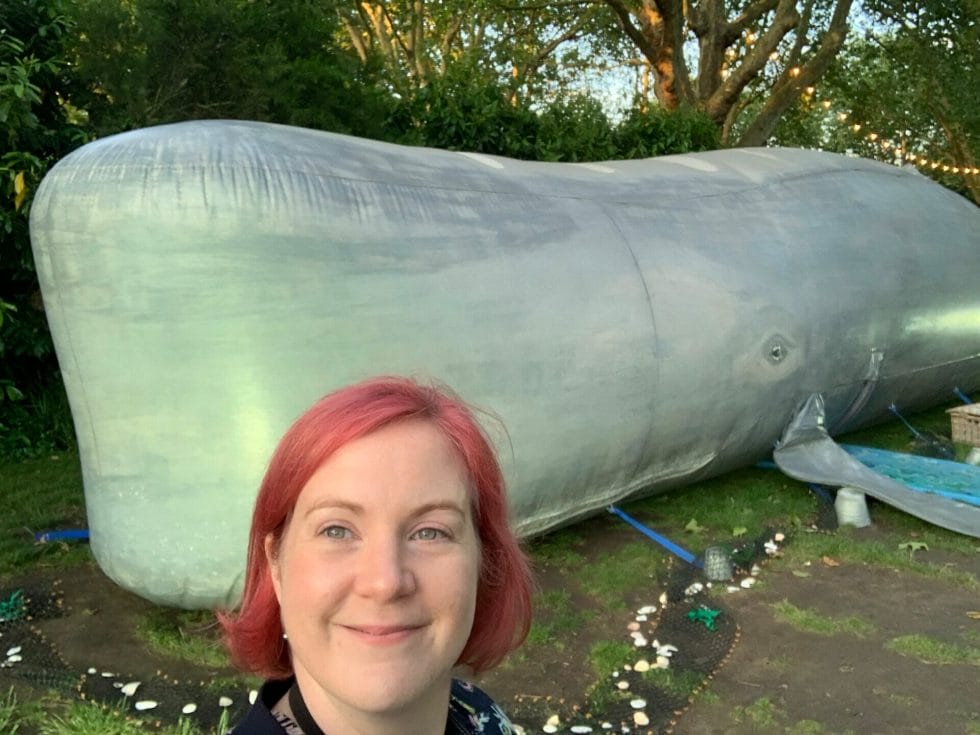 Really big blow up whale