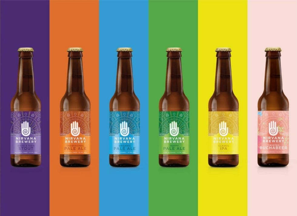 A rainbow of Nirvana beers