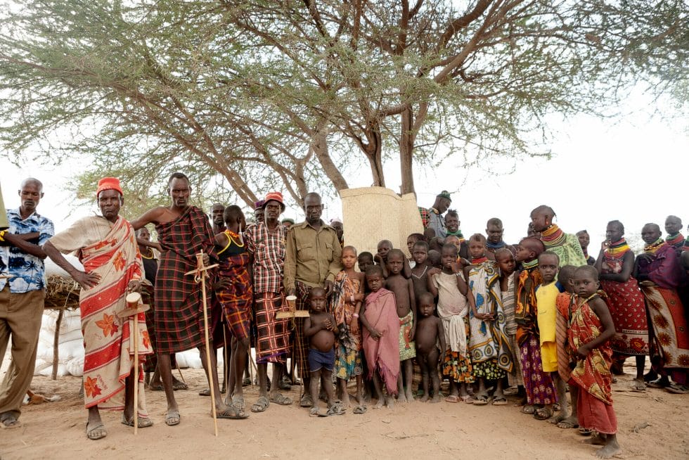 Group of Turkana people