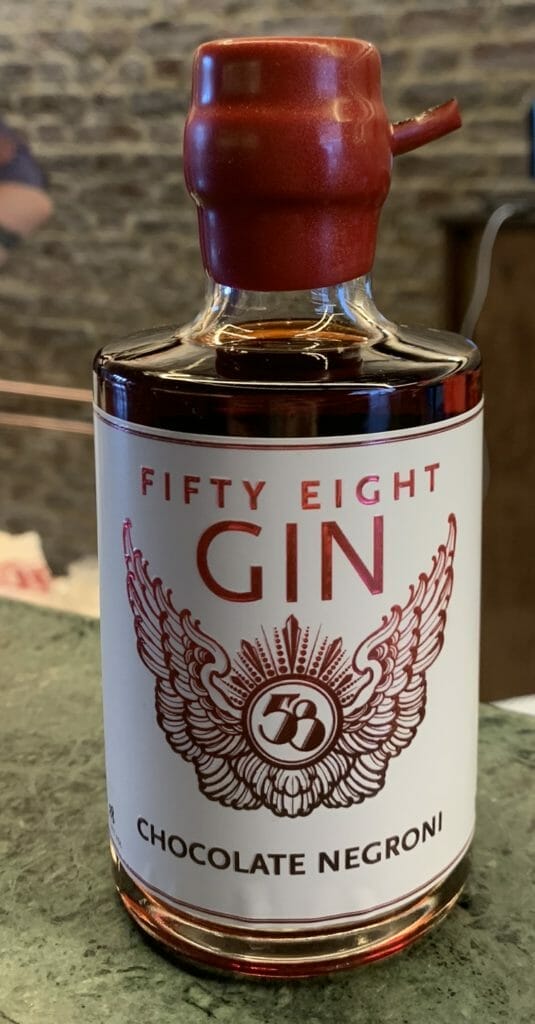 Fifty Eight gin chocolate negroni - pre mixed and ready to drink