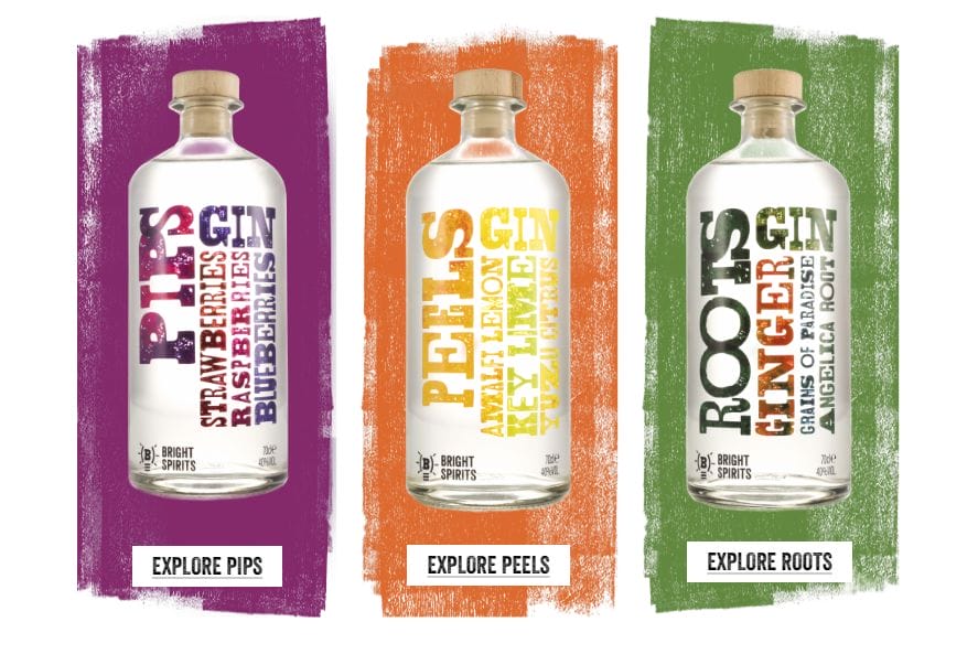 Bright Spirits gins