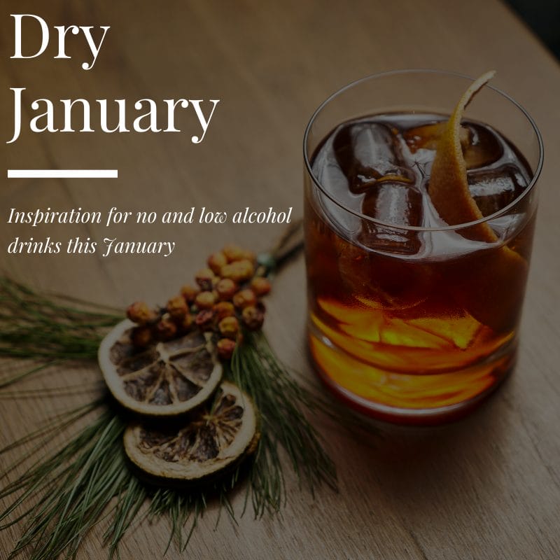 Dry January - inspiration for no and low alcohol drinks this January