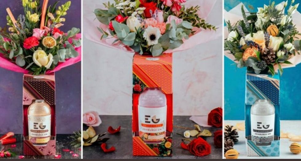 Edinburgh Gin botanical bouquets