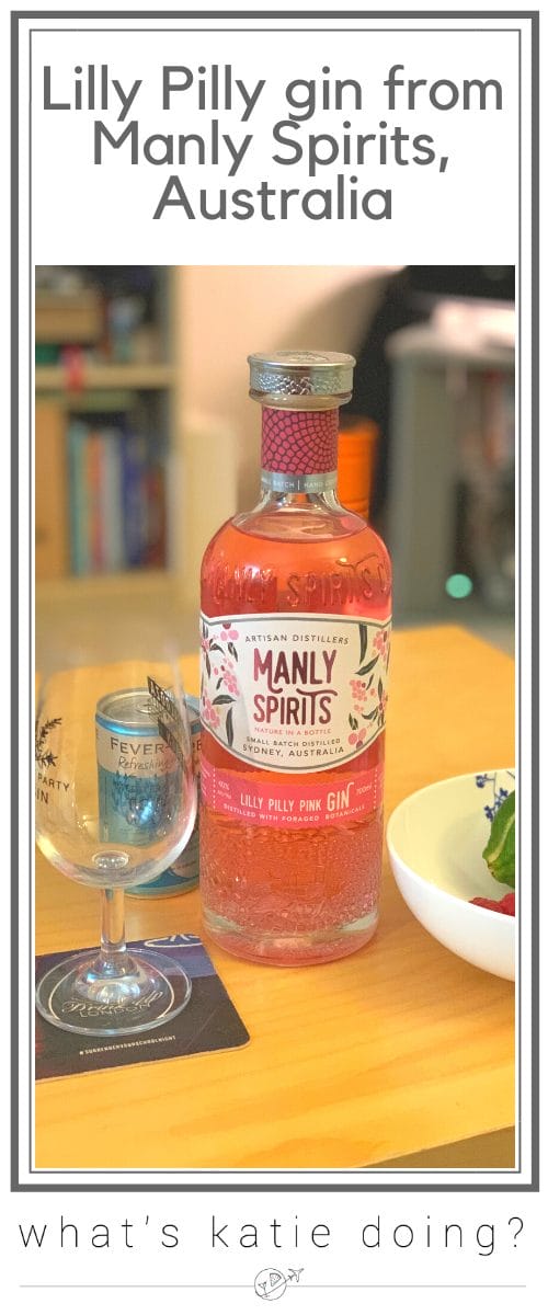 Lilly Pilly gin from Manly Spirits, Australia
