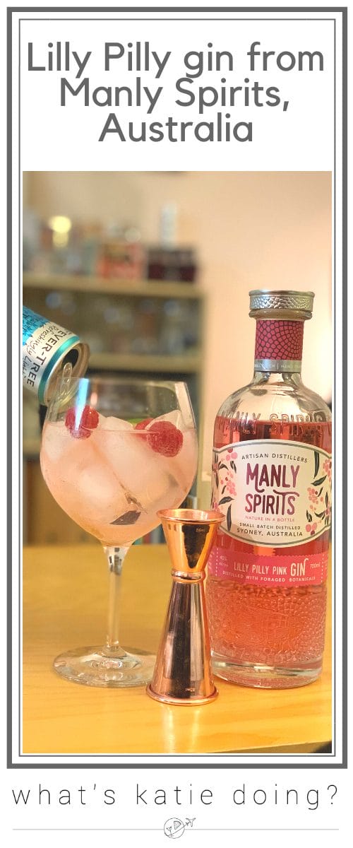 Lilly Pilly gin and tonic perfect serve from Manly Spirits