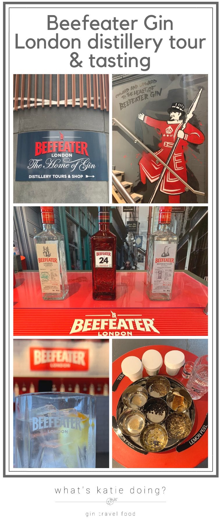 Beefeater Gin London distillery tour & Beefeater gin tasting
