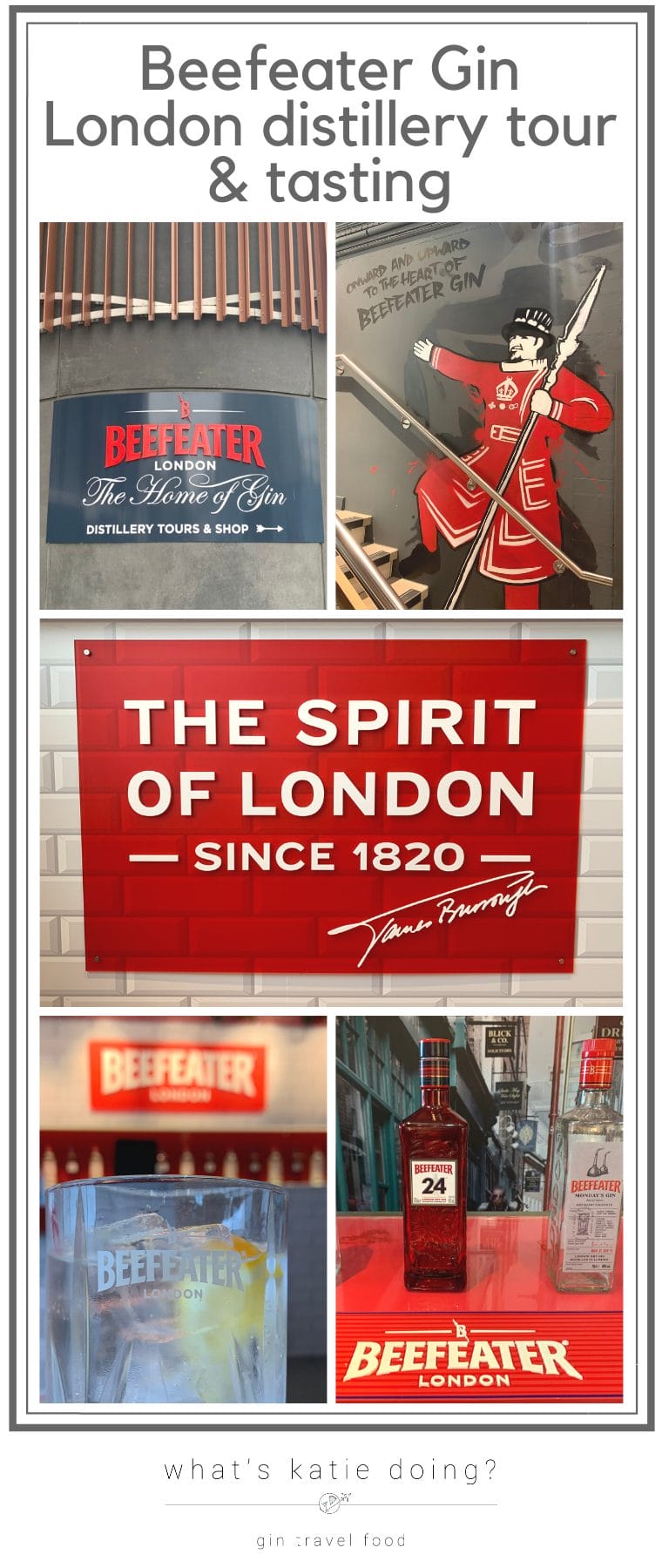 Beefeater gin tour - a London distillery tour and tasting