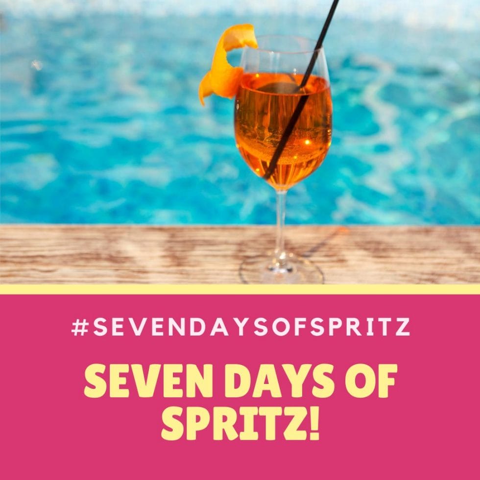Spritz by the pool #sevendaysofspritz on What's Katie Doing? blog