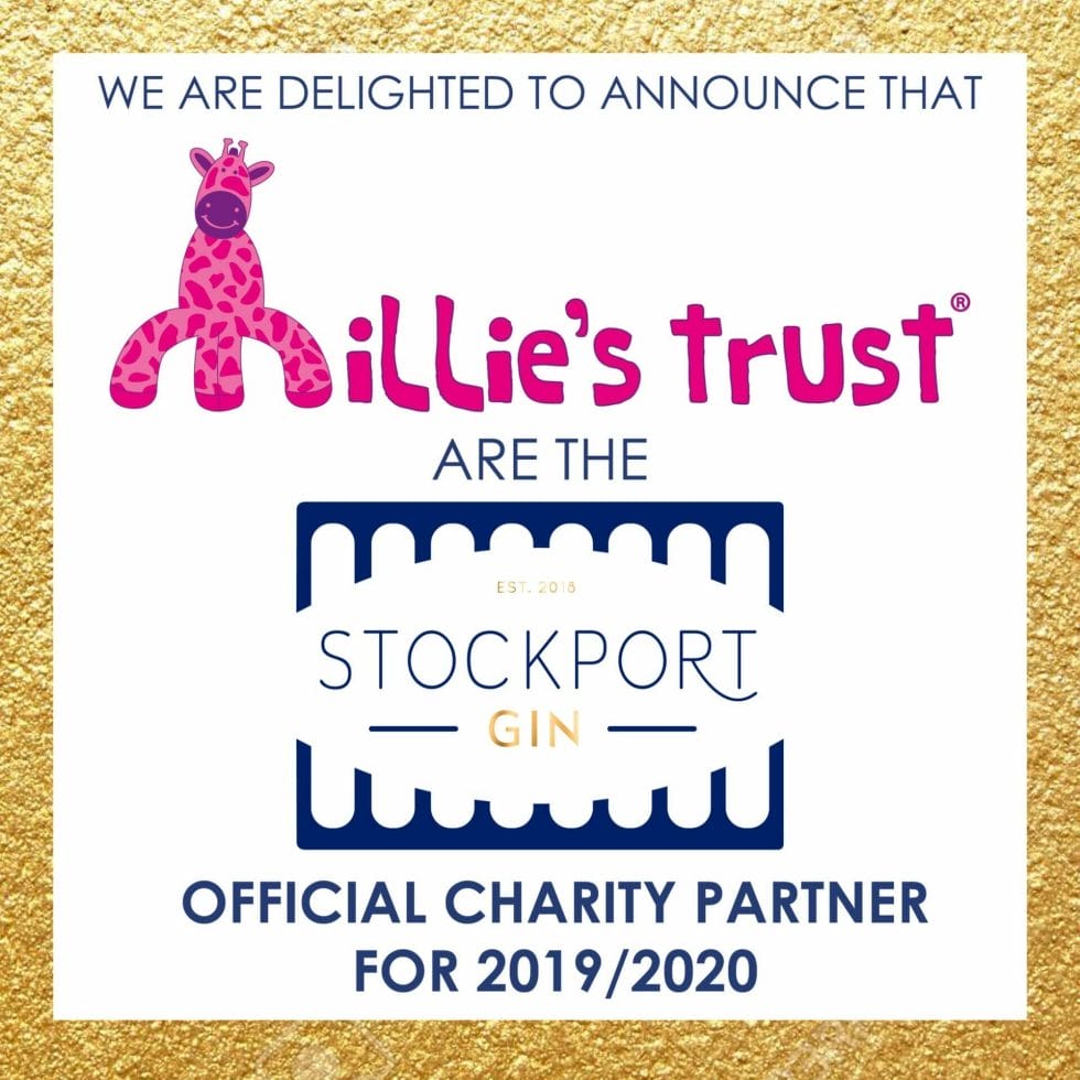 Stockport Gin official charity partner Millie's Trust
