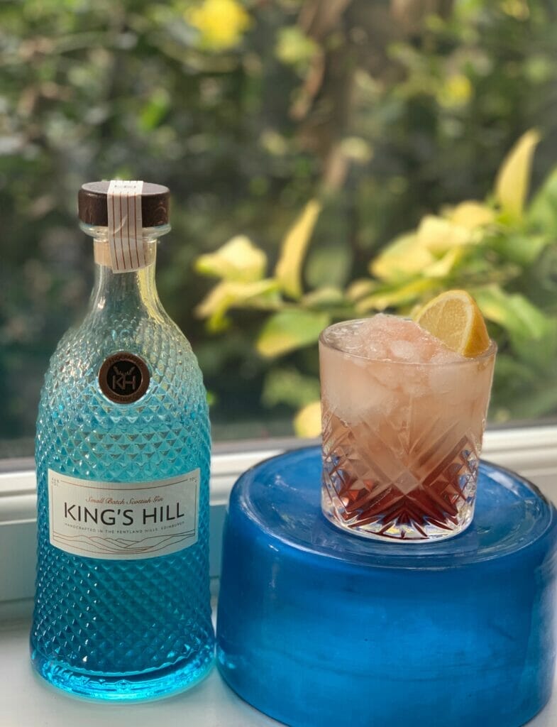 King's Hill gin Bramble Fizz cocktail