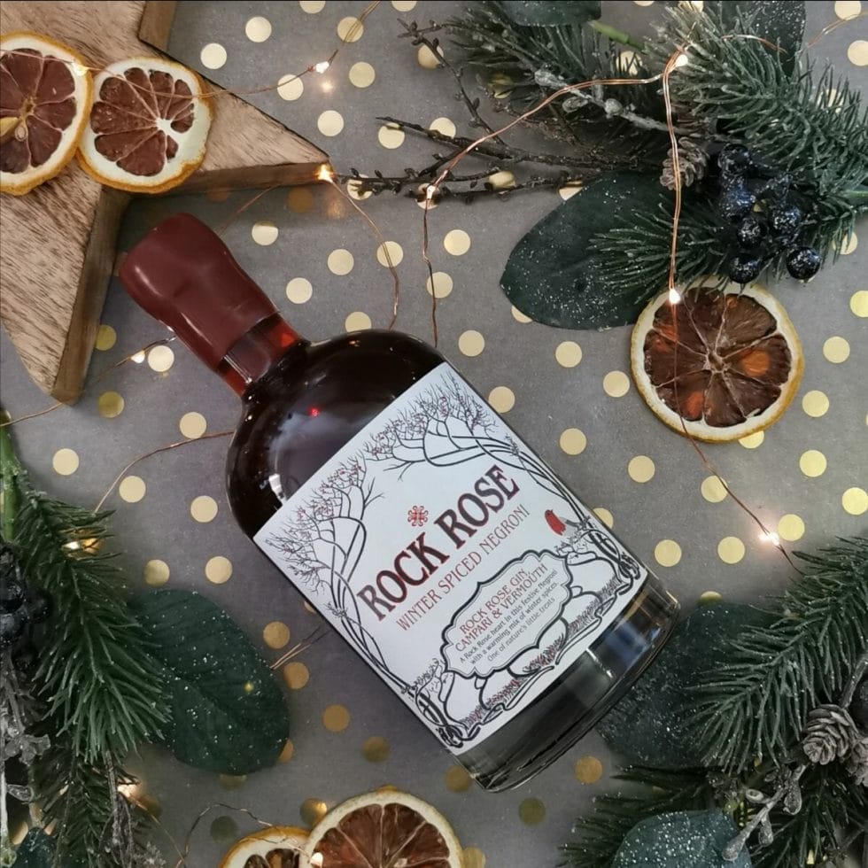 Rock Rose Winter Spiced Negroni from Dunnet Bay Distillers