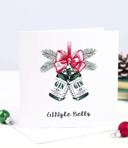 GINgle bells card from Of Life and Lemons