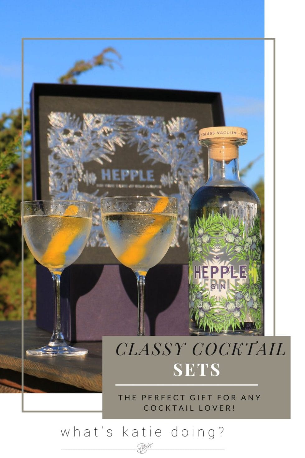 Classy Cocktail Sets - Hepple gift box