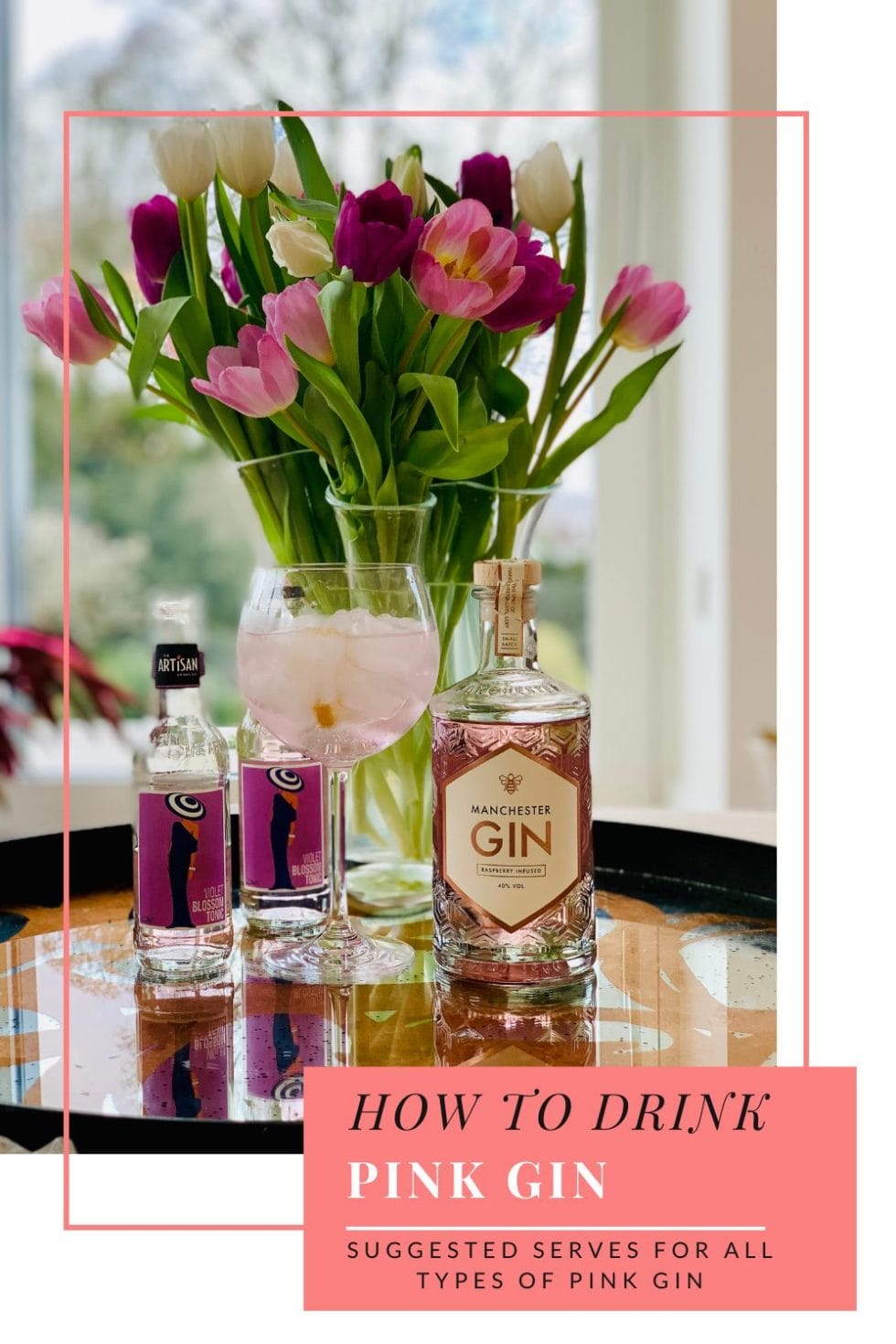 How to serve pink gin