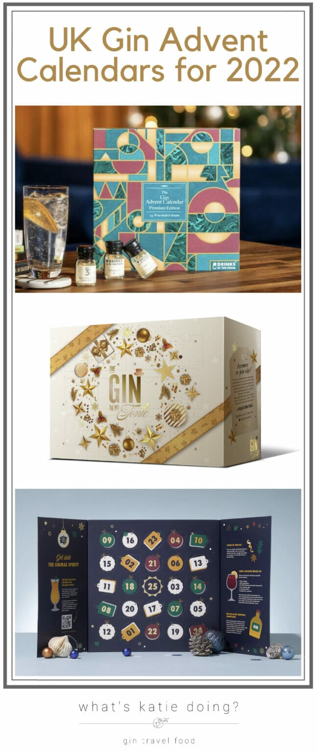 Gin advent calendars to order NOW! What's Katie Doing?