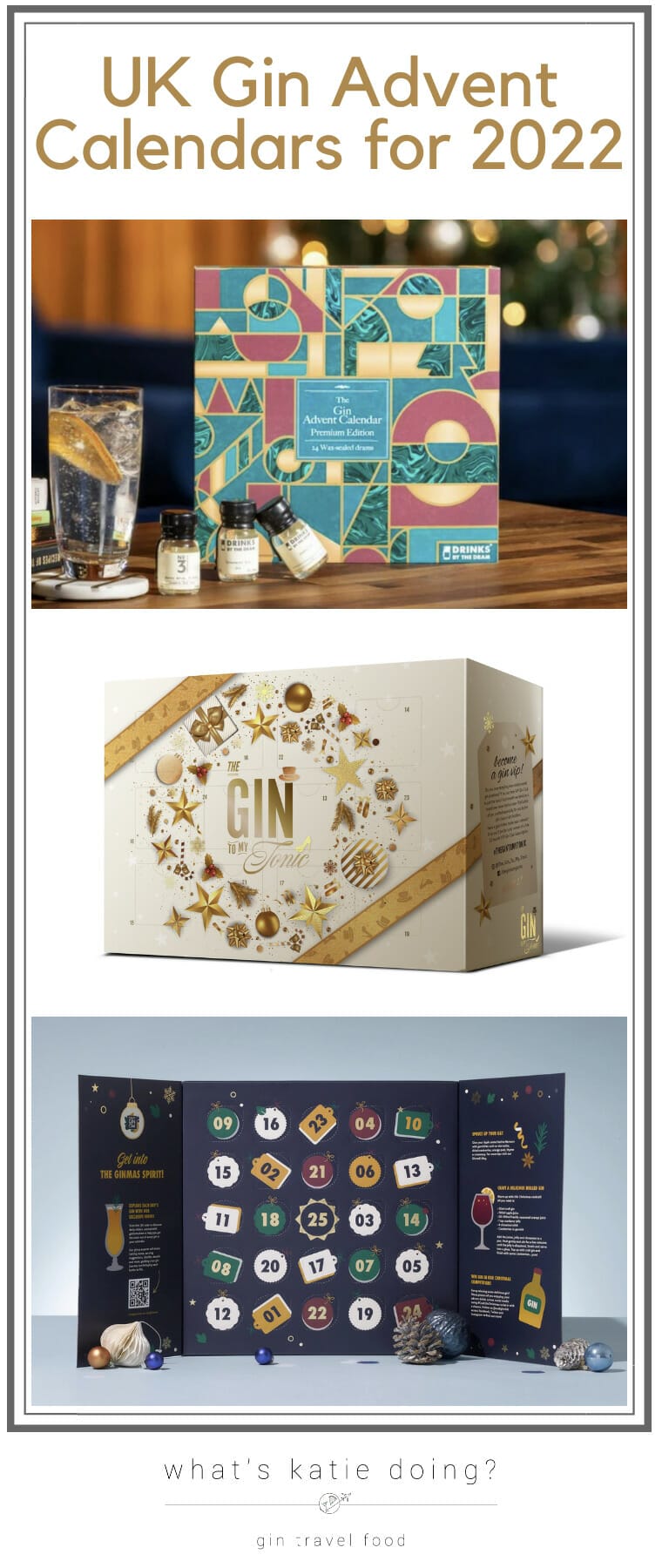 3 gin advent calendars for 2022